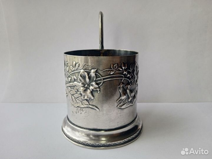 Подстаканник Колокольчики Платиноприбор серебро