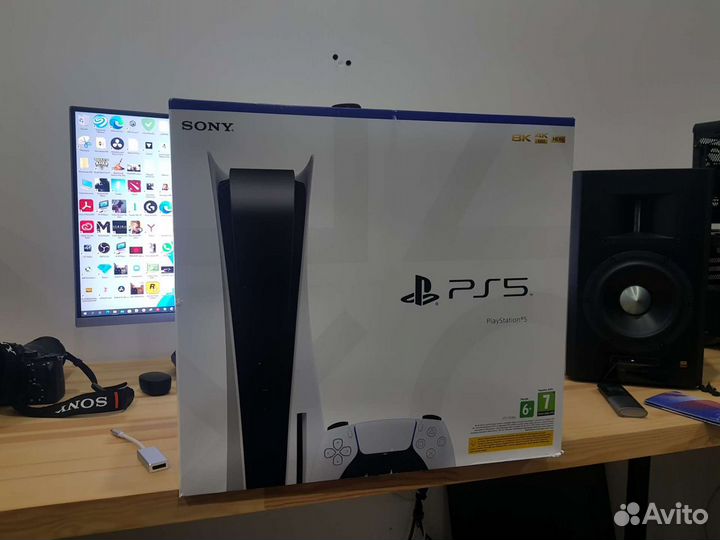 Игровая приставка ps5 с дисководом