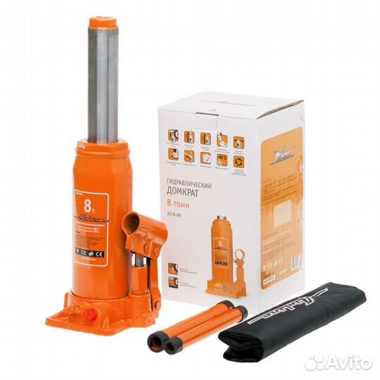 Домкрат бутылочный 8т в сумке (MIN - 236 мм, MA