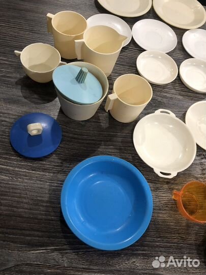 Детская посудка СССР + мясорубка