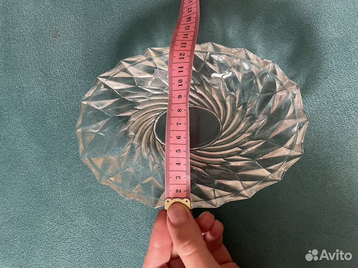 Блюдо хрустальное СССР