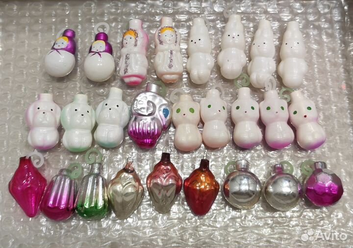 Ёлочные игрушки мини СССР