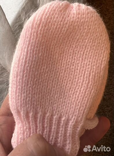 Комплект шапка, шарф 1 год новый