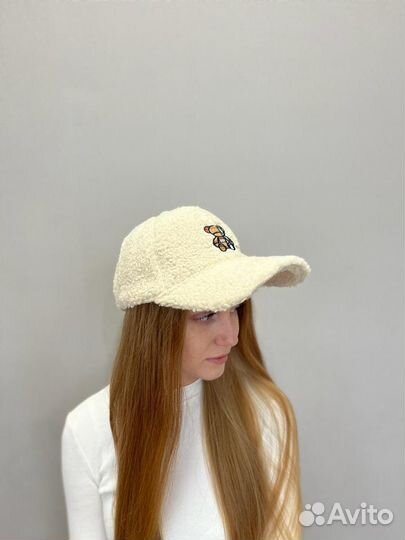 Кепка зимняя, бейсболка утепленная, кепи экомех