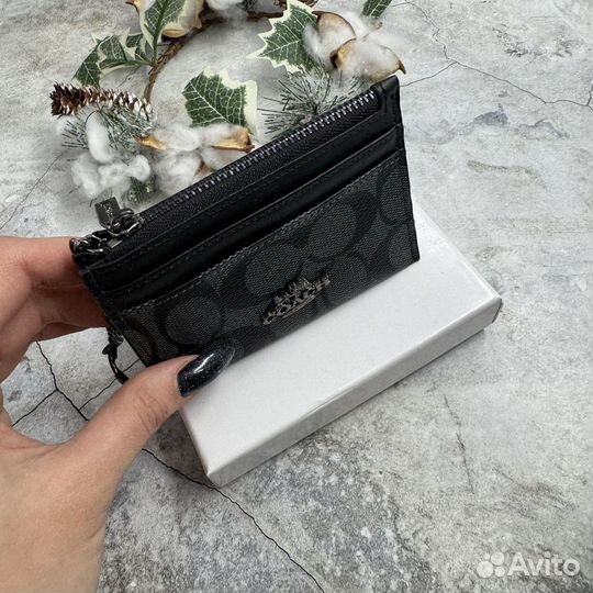 Картхолдер на молнии Coach