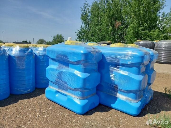 Емкость 1000 литров прямоугольная пластиковая