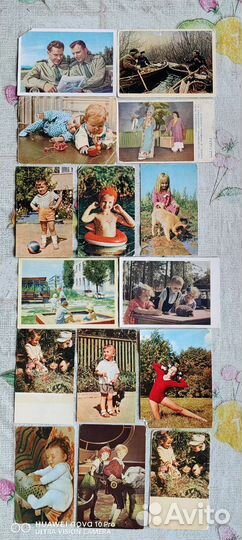 Открытки СССР Люди,дети,актеры и прочие