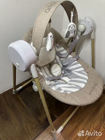 Детские электронные качели amarobaby