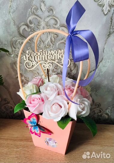 Мыльные розы букеты