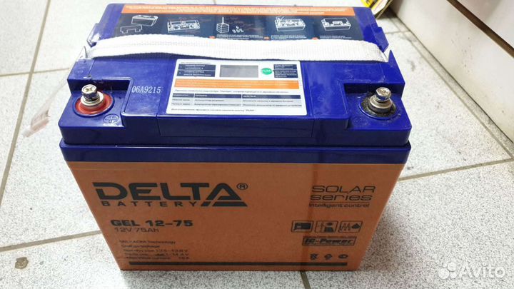 Аккумулятор Гель 75Ач