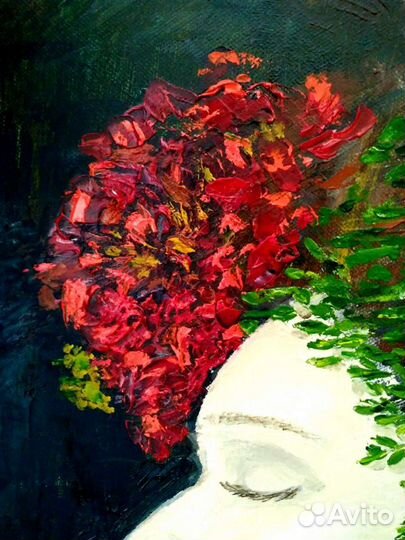 Интерьерная картина масло, холст на подрамнике