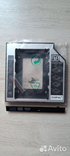 Переходник для hdd/ssd в привод optibay