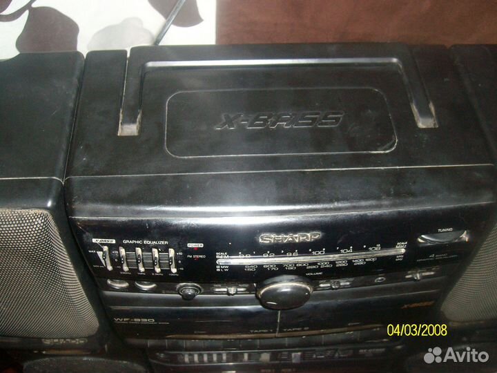 Кассетный магнитофон sharp WF-930