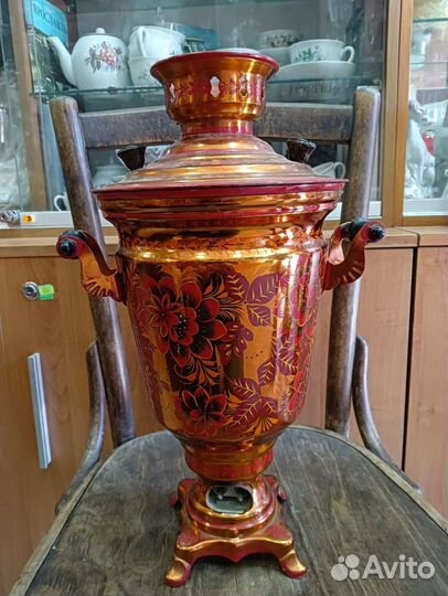 Самовар электрический расписной СССР