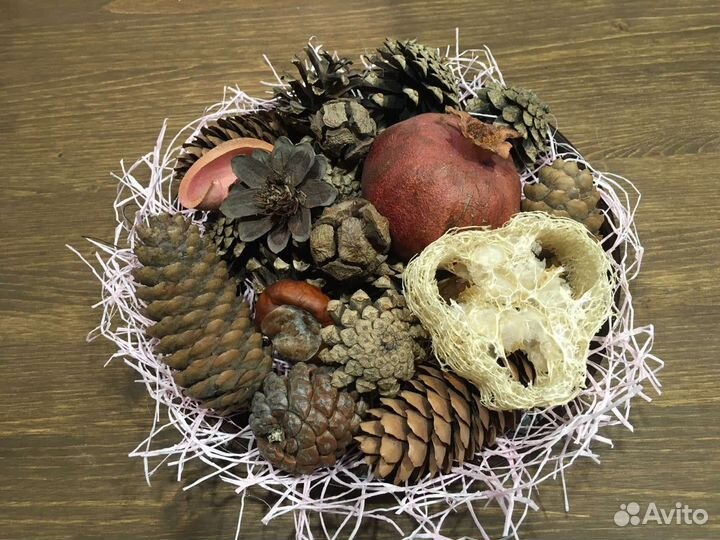 Интерьерные композиции из природных материалов