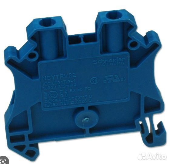 Клемма nsytrv22 винтовая серая 2,5мм2 (Schneider E