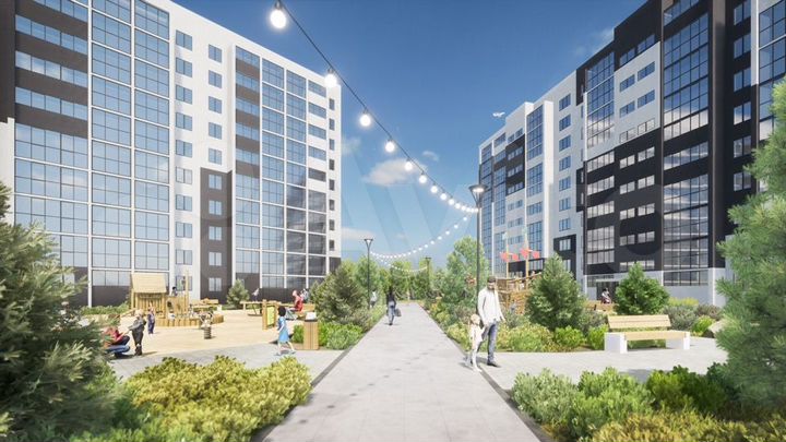 3-к. квартира, 58,5 м², 1/10 эт.