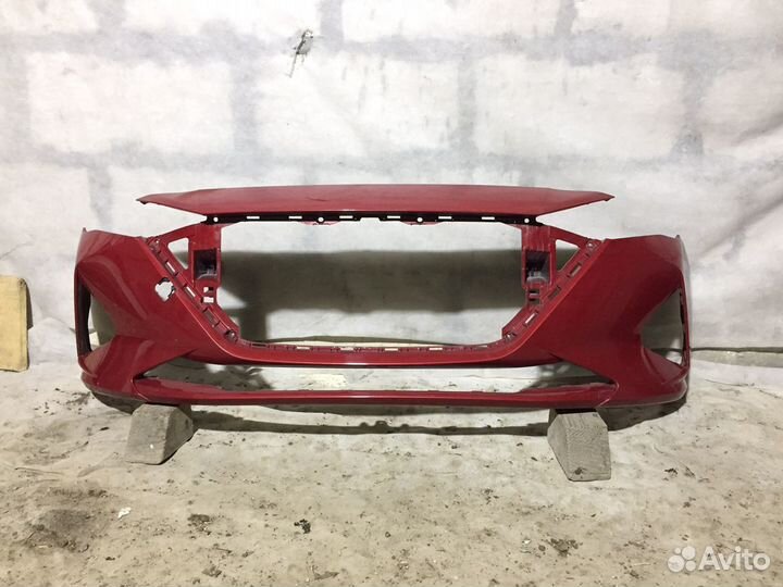 Бампер передний Hyundai Solaris 2 рестайл арт972