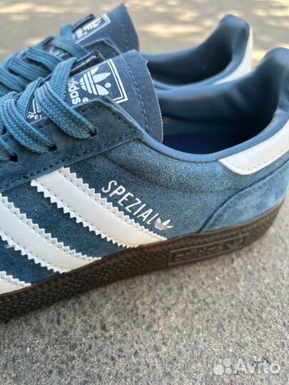 Кроссовки adidas handball spezial blue white