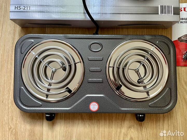 Плита электрическая 2 конфорки supra