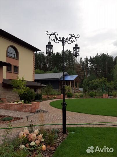 Фонарь уличный садовый ручная работа арт ввп99