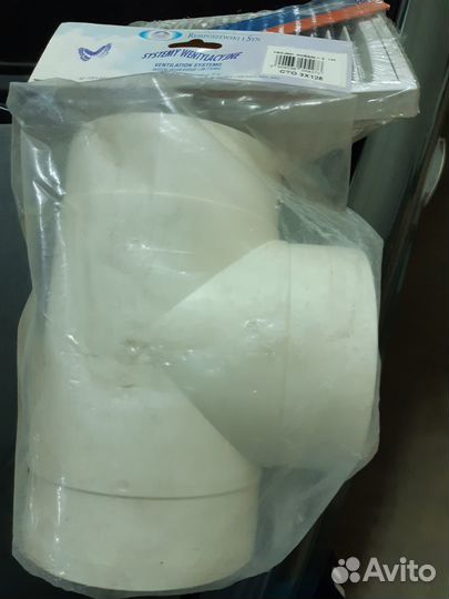 Тройник для круглых воздуховодов D125 мм