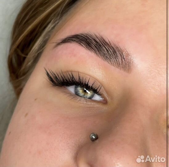 Наращивание/Лами ресниц, Брови