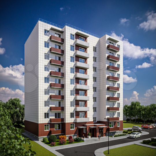 2-к. квартира, 50,5 м², 1/9 эт.