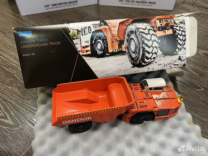 Модель подземный грузовик sandvik TH663