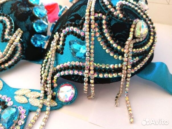 Костюм для восточного танца (лиф и пояс)