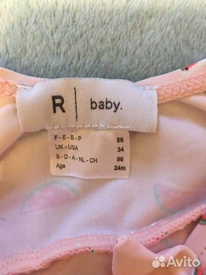 Купальник для девочки 86