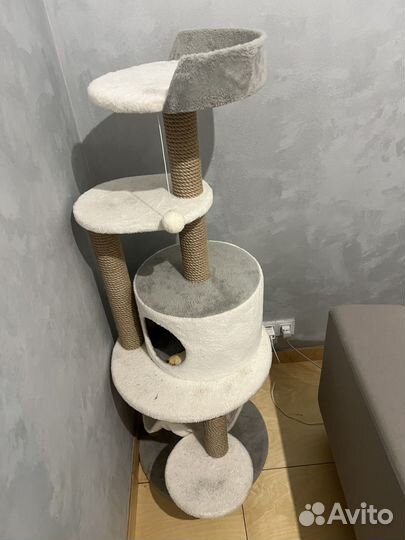 Когтеточка домик для кошки новая