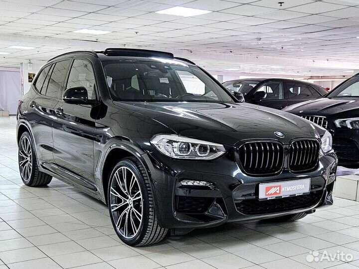 BMW X3 2.0 AT, 2021, 53 437 км