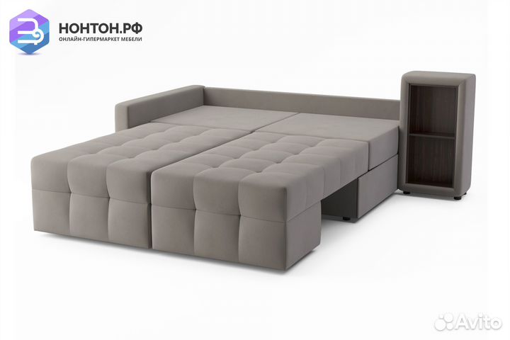 Диван угловой трансформер Самми серый