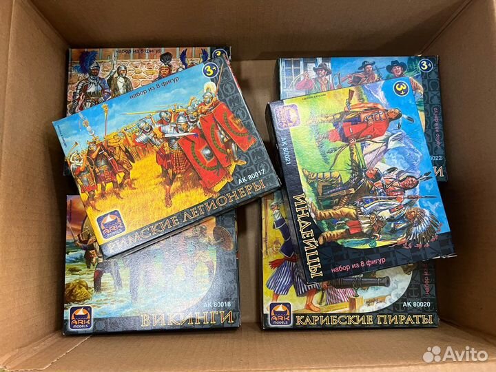 Модели солдат по темам Рыцари, Викинги и другие