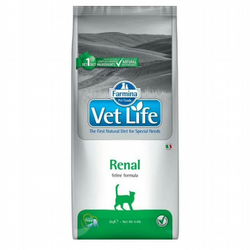 Farmina Vet Life Cat Renal для взрослых котов