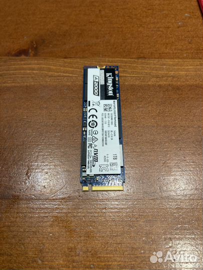 Ssd M2 nvme 1Tb Kingston на гарантии