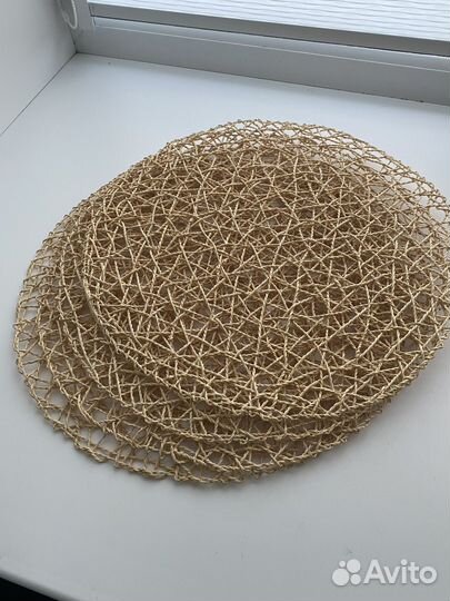 Салфетка плейсмат, салфетка сервировочная, ротанг