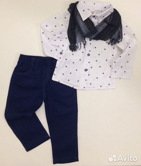 Костюм тройка кэжуал нарядный р.86-92