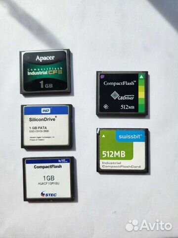Промышленные карты памяти 16MB - 2GB CF