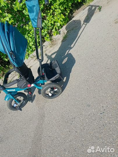 Велосипед коляска с ручкой