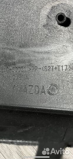 Передний бампер mazda 3 bk седан