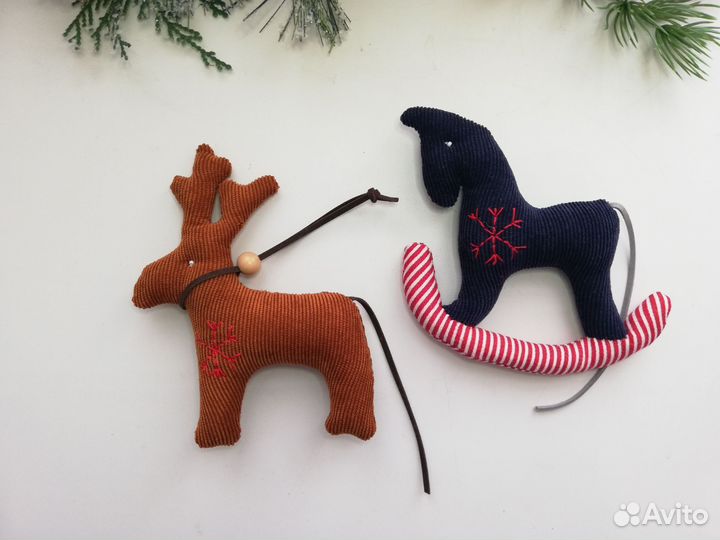 Новогодние игрушки ручной работы