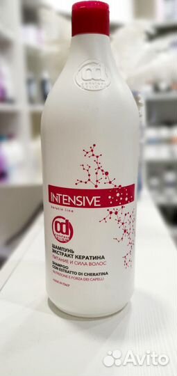 CD шампунь экстракт кератина питание волос 1л