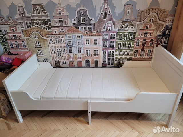 Детская кровать IKEA раздвижная сундвик купить в Москве | Личные вещи ...