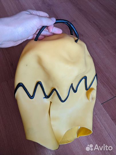 Карнавальные маски-головы Барт и Гомер Симпсон