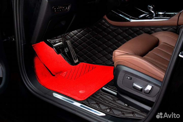 3D Коврики Nissan Салон Багажник из Экокожи