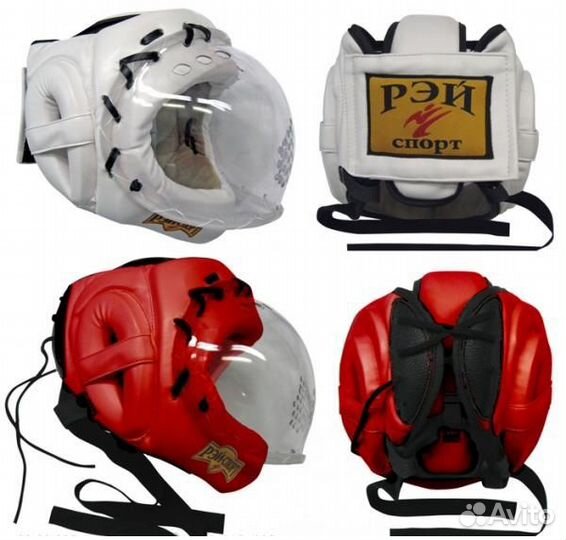 Шлем для единоборств Кристалл-2,иск кожа/иск.замша