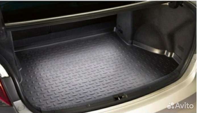 Резиновый Коврик в багажник hyundai solaris