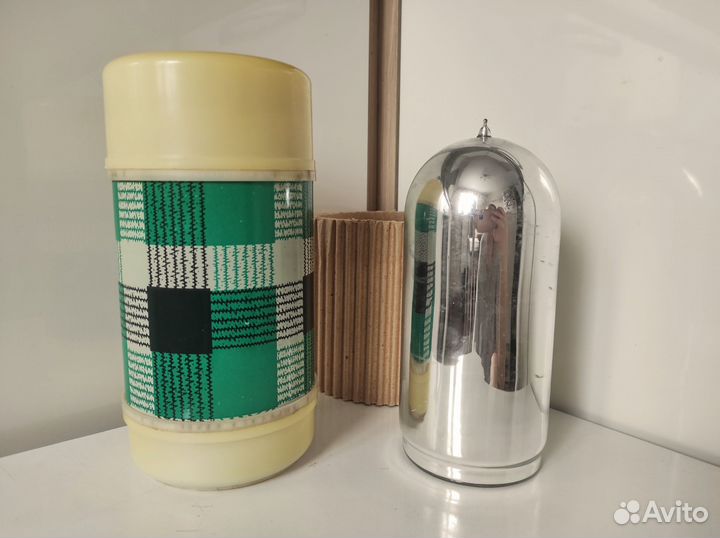 Термос для еды СССР, колба стеклянная